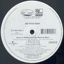 画像をギャラリービューアに読み込む, MUSIQ/METHOD MAN / JUST FRIEND (SUNNY)/EVEN IF
