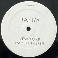 画像をギャラリービューアに読み込む, RAKIM / NEW YORK (YA OUT THERE?)
