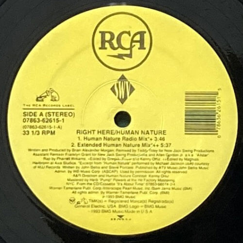SWV / RIGHT HERE/HUMAN NATURE
