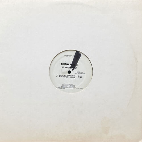 SHOW & A.G. U KNOW NOW プロモ盤12レコード SHOW & A.G. / U KNOW NOW (BUCKWILD REMIX) (12