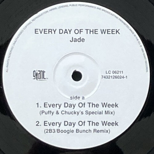 JADE / EVERY DAY OF THE WEEK/5-4-3-2 (YO