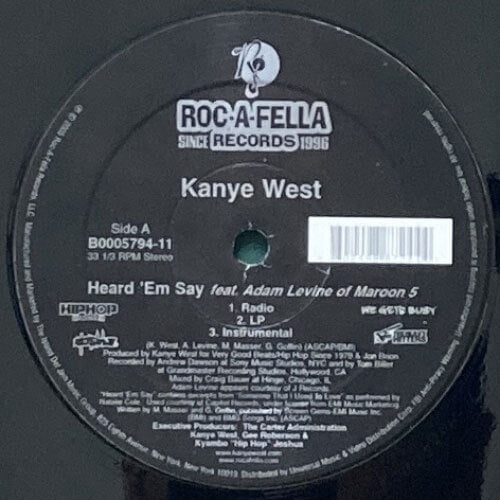 KANYE WEST / HEARD 'EM SAY/TOUCH THE SKY