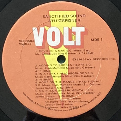 STU GARDNER AND THE SANCTIFIED SOUND / STU GARDNER AND THE