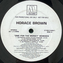 画像をギャラリービューアに読み込む, HORACE BROWN / ONE FOR THE MONEY (REMIXES)
