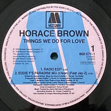 画像をギャラリービューアに読み込む, HORACE BROWN / THINGS WE DO FOR LOVE/LADY
