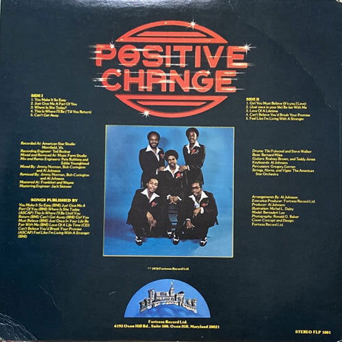 POSITIVE CHANGE / POSITIVE CHANGE – VINYL CHAMBER