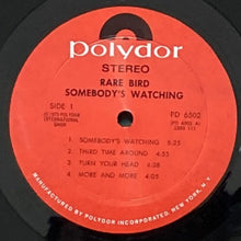 画像をギャラリービューアに読み込む, RARE BIRD / SOMEBODY&#39; WATCHING
