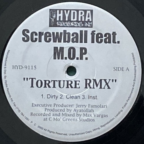 SCREWBALL / TORTURE (REMIX)/STREET LIFE