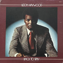 画像をギャラリービューアに読み込む, LEON HAYWOOD / BACK TO STAY
