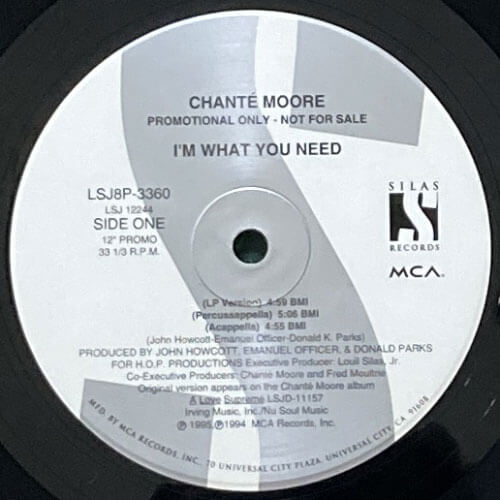 CHANTE MOORE / I'M WHAT YOU NEED