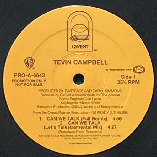 TEVIN CAMPBELL / CAN WE TALK