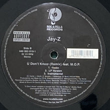 画像をギャラリービューアに読み込む, JAY-Z / HOVI BABY/U DON&#39;T KNOW (REMIX)
