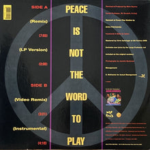 画像をギャラリービューアに読み込む, MAIN SOURCE / PEACE IS NOT THE WORD TO PLAY
