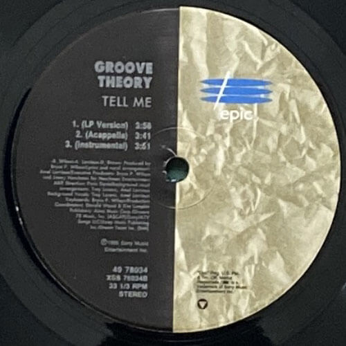 GROOVE THEORY / TELL ME – VINYL CHAMBER