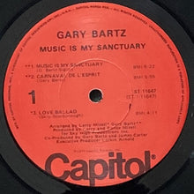 画像をギャラリービューアに読み込む, GARY BARTZ / MUSIC IS MY SANCTUARY
