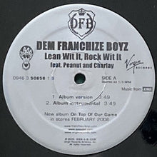 画像をギャラリービューアに読み込む, DEM FRANCHIZE BOYZ / LEAN WIT IT, ROCK WIT IT
