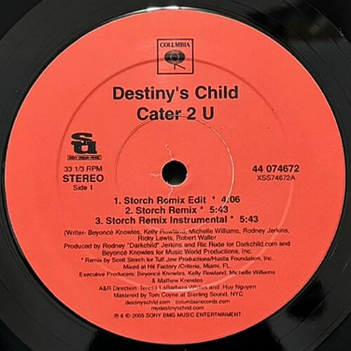 DESTINY'S CHILD / CATER 2 U