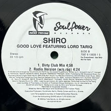 画像をギャラリービューアに読み込む, SHIRO featuring LORD TARIQ / GOOD LOVE
