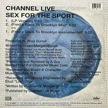 画像をギャラリービューアに読み込む, CHANNEL LIVE / SEX FOR THE SPORT
