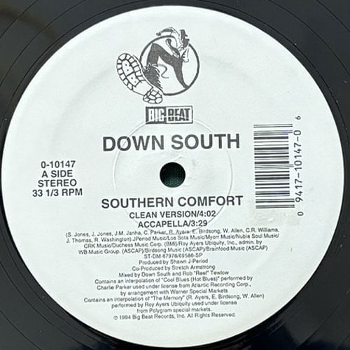 DOWN SOUTH / SOUTHERN CONFORT