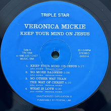 画像をギャラリービューアに読み込む, VERONICA MICKIE / KEEP YOUR MIND ON JESUS
