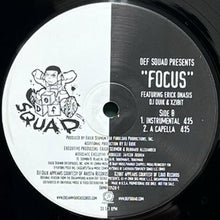 画像をギャラリービューアに読み込む, DEF SQUAD featuring ERICK ONASIS, DJ QUIK &amp; XZBIT / FOCUS
