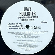 画像をギャラリービューアに読み込む, DAVE HOLLISTER / ONE WOMAN MAN (REMIX)
