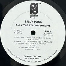 画像をギャラリービューアに読み込む, BILLY PAUL / ONLY THE STRONG SURVIVE
