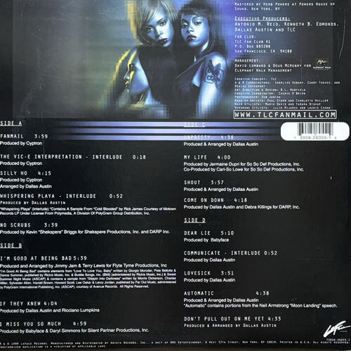 TLC / FANMAIL – VINYL CHAMBER