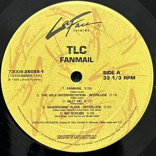 TLC / FANMAIL – VINYL CHAMBER
