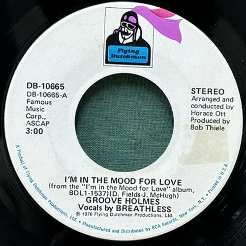 GROOVE HOLMES / I'M IN THE MOOD FOR LOVE/SWEET GEORGIA BROWN