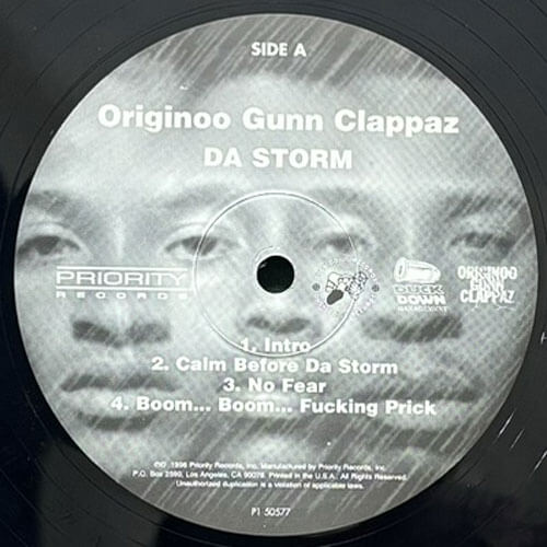 ORIGINOO GUNN CLAPPAZ (O.G.C.) / DA STORM – VINYL CHAMBER