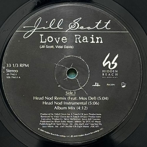 【7インチ】 Jill Scott - Love Rain Jill Scott – Love Rain – Vinyl (7