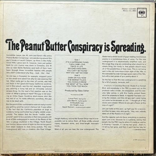 PEANUT BUTTER CONSPIRACY / THE PEANUT BUTTER CONSPIRACY IS