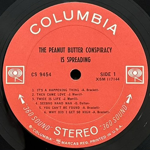 ピーナッツバター　コンスピラシー　レコード PEANUT BUTTER CONSPIRACY / ピーナッツ・バター