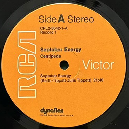 CENTIPEDE  SEPTOBER ENERGY    LPレコード2枚 Centipede – Septober Energy | Releases | Discogs