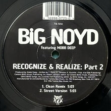 画像をギャラリービューアに読み込む, BIG NOYD featuring MOBB DEEP / RECOGNIZE &amp; REALIZE
