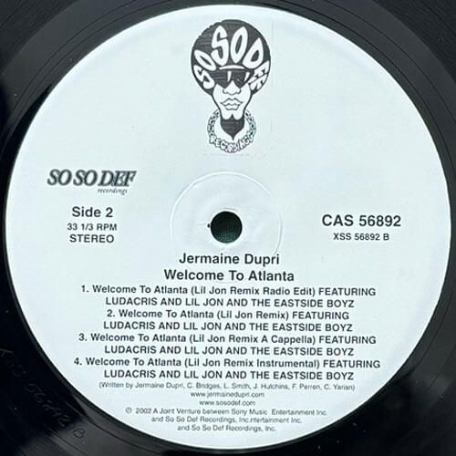 JERMAINE DUPRI / WELCOME TO ATLANTA (COAST 2 COAST REMIX