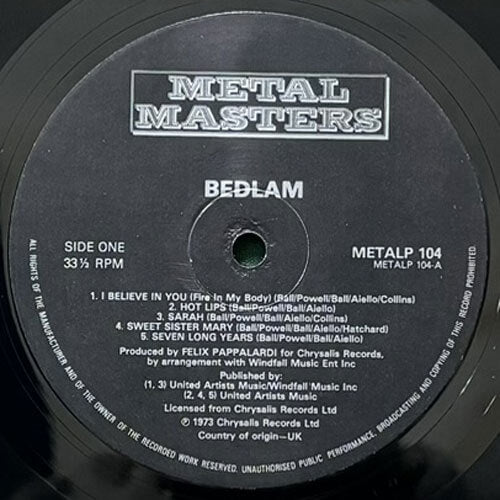 洋楽 Bedlam - Bedlam Amazon.com: Bedlam: CDs & Vinyl