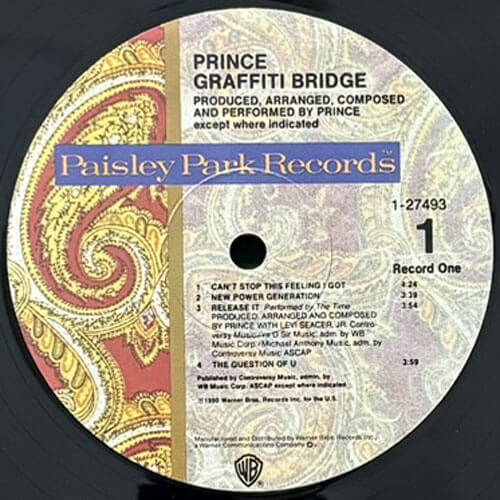 PRINCE / GRAFFITI BRIDGE – VINYL CHAMBER