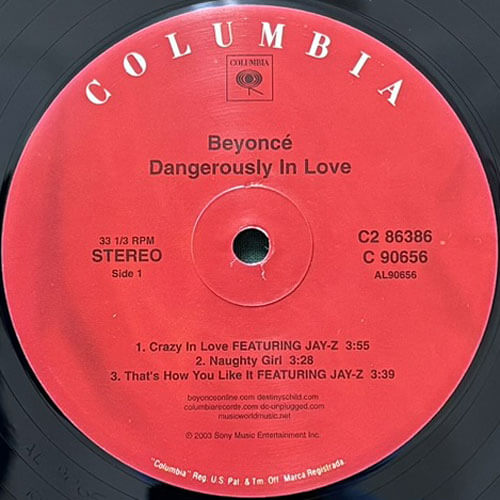 BEYONCE / DANGEROUSLY IN LOVE – VINYL CHAMBER
