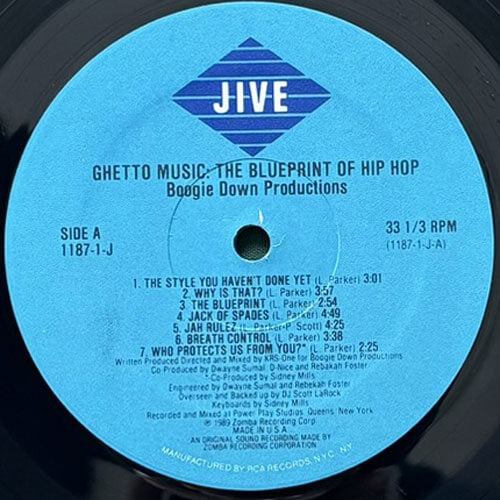 欧2LP Boogie Down Productions Ghetto Music: The Blueprint Of Hip Hop GET51513LP Get On Down 未開封 /00660 欧2LP Boogie Down Productions Ghetto Music: The Blueprint Of