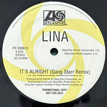 画像をギャラリービューアに読み込む, LINA / IT&#39;S ALRIGHT (GANG STARR REMIX)

