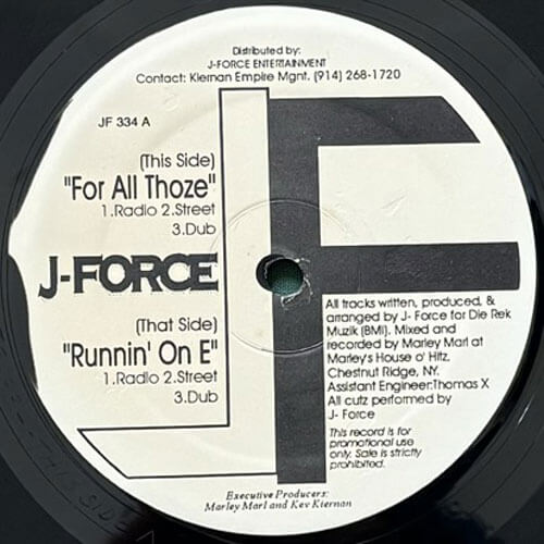 J-FORCE / FOR ALL THOZE/RUNNIN' ON E