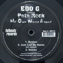 画像をギャラリービューアに読み込む, EDO G featuring PETE ROCK / MY OWN WORST ENEMY
