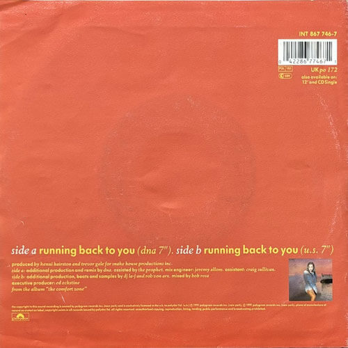 VANESSA WILLIAMS / RUNNING BACK TO YOU – VINYL CHAMBER