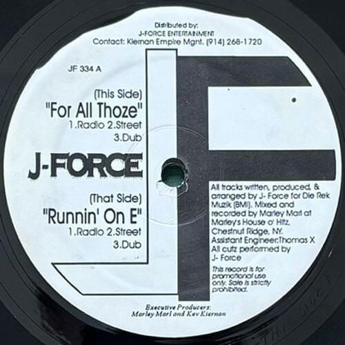 J-FORCE / FOR ALL THOZE/RUNNIN' ON E