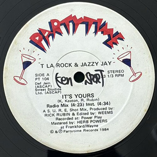 T LA ROCK & JAZZY JAY / IT'S YOURS