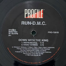 画像をギャラリービューアに読み込む, RUN-DMC / DOWN WITH THE KING
