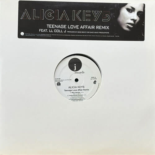 ALICIA KEYS / TEENAGE LOVE AFFAIR REMIX/LIKE YOU'LL NEVER SEE ME AGAIN